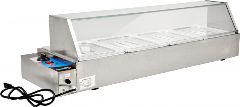46-inch Bain Marie with 4 Half-size Pans and 1.5 kW